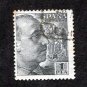Spain Postage Stamp 1951 Scott# ES 702a Used 1 Pta Generalísimo Francisco Franco E
