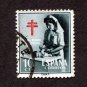Spain Postage Stamp 1953 Scott# ES RA35 Used 10 CTS Nurse with child. Cross of Lorraine E