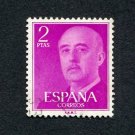 Spain Postage Stamp 1956 Scott# ES 830 Used 2 Pta Franco, General K
