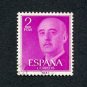 Spain Postage Stamp 1956 Scott# ES 830 Used 2 Pta Franco, General K