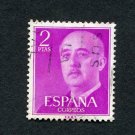 Spain Postage Stamp 1956 Scott# ES 830 Used 2 Pta Franco, General H