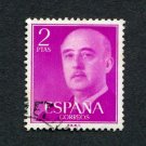 Spain Postage Stamp 1956 Scott# ES 830 Used 2 Pta Franco, General G