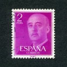 Spain Postage Stamp 1956 Scott# ES 830 Used 2 Pta Franco, General F