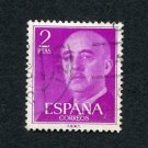 Spain Postage Stamp 1956 Scott# ES 830 Used 2 Pta Franco, General E