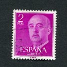 Spain Postage Stamp 1956 Scott# ES 830 Used 2 Pta Franco, General D