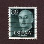 Spain Postage Stamp 1955 Scott# ES 824 Used 80 CTS Franco, General V