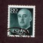 Spain Postage Stamp 1955 Scott# ES 824 Used 80 CTS Franco, General T