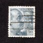Spain Postage Stamp 1940 Scott# ES 699 Used 50 CTS General Franco H