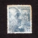 Spain Postage Stamp 1952 Michel# ES 849Cb Used 50 CTS Generalísimo Francisco Franco K