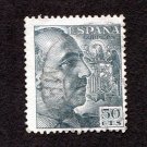 Spain Postage Stamp 1952 Michel# ES 849Cb Used 50 CTS Generalísimo Francisco Franco H