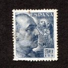 Spain Postage Stamp 1952 Michel# ES 849Cb Used 50 CTS Generalísimo Francisco Franco D