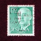 Spain Postage Stamp 1956 Scott# ES 827 Used 1.50 Pta Franco, General E