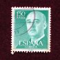 Spain Postage Stamp 1956 Scott# ES 827 Used 1.50 Pta Franco, General B