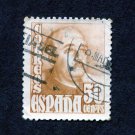 Spain Postage Stamp 1948 Scott# ES 765 Used 50 CTS General Franco J