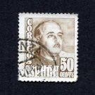 Spain Postage Stamp 1948 Scott# ES 765 Used 50 CTS General Franco E