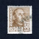 Spain Postage Stamp 1948 Scott# ES 765 Used 50 CTS General Franco D