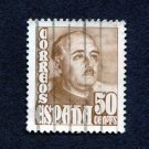 Spain Postage Stamp 1948 Scott# ES 765 Used 50 CTS General Franco C