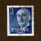 Spain Postage Stamp 1955 Scott# ES 831 Used 3 Pta Franco, General M