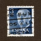 Spain Postage Stamp 1955 Scott# ES 831 Used 3 Pta Franco, General K