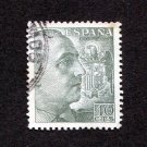 Spain Postage Stamp 1950 Scott# ES 697b Used 40 CTS General Franco A