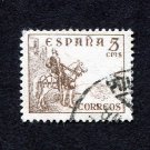 Spain Postage Stamp 1949 Scott# ES 664a Used 5 CTS El Cid  D