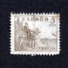 Spain Postage Stamp 1949 Scott# ES 664a Used 5 CTS El Cid  C