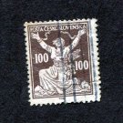 Czechoslovakia Stamp 1920 Scott# CS 88 Used 100 h Breaking Chains to Freedom