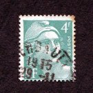 France Postage Stamp 1948 Scott# FR 596 Used 4 ₣ Marianne type Gandon