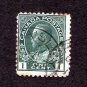 Canada Postage Stamp 1911 Scott# CA 104 Used 1 ¢ King George V Admiral (dark green) B