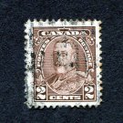 Canada Postage Stamp 1935 Scott# CA 218 Used 2 ¢ King George VI D