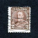 Canada Postage Stamp 1935 Scott# CA 218 Used 2 ¢ King George VI B