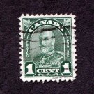 Canada Postage Stamp 1930 Scott# CA 163 Used 1 ¢ King George V Arch Issue B