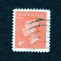 Canada Stamp 1951 Scott# CA 306 Used 4 ¢ King George VI, from photographs by Dorothy Wilding G