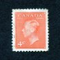 Canada Stamp 1951 Scott# CA 306 Used 4 ¢ King George VI, from photographs by Dorothy Wilding A