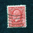 Canada Postage Stamp 1932 Scott# CA 197 Used 3 ¢ King George V - die I C