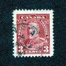 Canada Postage Stamp 1935 Scott# CA 219 Used 3 ¢ King George V D
