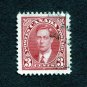 Canada Postage Stamp 1937 Scott# CA 233 Used 3 ¢ King George VI A