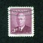 Canada Stamp 1949 Scott# CA 286 Used 3 ¢ King George VI, from photographs by Dorothy Wilding B