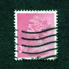 United Kingdom Postage Stamp 1971 Scott# GB 565C Used 2½p Queen Elizabeth II Decimal Machin K