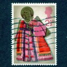 United Kingdom Postage Stamp 1972 Scott# GB 680 Used 2½ p Angel holding Trumpet