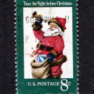 United States Postage Stamp 1972 Scott# US 1472 Used 8¢ Christmas - Santa Claus C