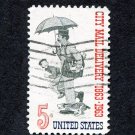 United States Postage Stamp 1963 Scott# US 1238 Used 5¢ Letter Carrier, 1863