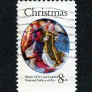 United States Stamp 1972 Scott# US 1471 Used 8¢ Christmas - Angels from "Mary Queen of Heaven" D