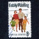 United States Postage Stamp 1972 Scott# US 1455 Used 8¢ Family Planning