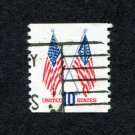 United States Postage Stamp 1973 Scott# US 1519 Used 10¢ 50 Star and 13 Star Flags