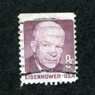 United States Postage Stamp 1971 Scott# US 1402 Used 8¢ Dwight David Eisenhower B