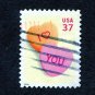 United States Postage Stamp 2004 Scott# US 3833 Used 37¢ Candy Hearts