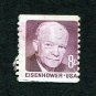 United States Postage Stamp 1971 Scott# US 1402 Used 8¢ Dwight David Eisenhower C