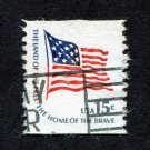 United States Postage Stamp 1978 Scott# US 1618C Used 15¢ Fort McHenry Flag