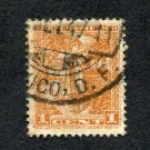 Mexico Postage Stamp Scott #MX 837 Used 1 ¢ Yalalteca
